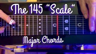 Lesson 1: How to quickly begin playing pedal steel with your friends - Major Chords