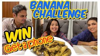 Aayat Arif || Banana Challenge WIN and Get A Phone || vlog