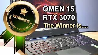 HP OMEN 15 RTX 3070 $1599 - Who is the Lucky Winner?