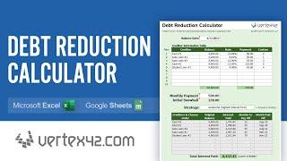 Debt Reduction Calculator Tutorial - Use a Debt Snowball to Pay Off Debt