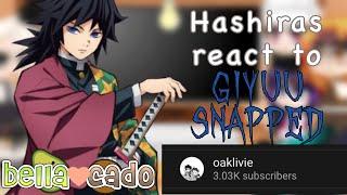 Hashiras react to Giyuu snapping | @oaklivie | gacha club | bella_cado