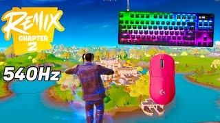 SteelSeries Apex Pro TKL ASMR  Solo Gameplay  Satisfying Keyboard Fortnite 360 FPS 4K