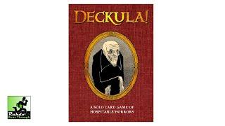 Deckula ►►► One of the best solo card games you can play this Halloween!