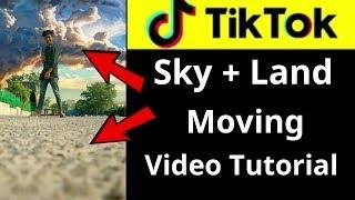 TikTok Sky + Land Moving Video Tutorial | New Tiktok Trend Tutorial