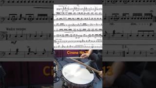 Snare Drum Solo Cirone No.13 #blackswamppercussion #snaredrumsolo