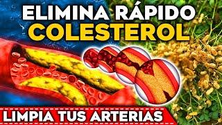 REMEDIO NATURAL para ELIMINAR y BAJAR el COLESTEROL RÁPIDO y DESTAPAR ARTERIAS OBSTRUIDAS