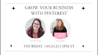 How to Use Pinterest in Your Business with Jen Vazquez | Kickstart Your Business Challenge