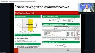 Przykłady obliczeń współczynników przenikania ciepła dla przegród budynku