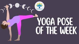 Yoga Pose of the Week | Half Moon Pose | Improve Flexibility & Balance with Yoga | Yoga Guppy