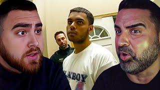 LosPollosTV And Dad React To Wannabe Tough Guy Punches Cop In Front Of His Parents!