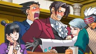 Who is the bottom? - Ace Attorney Narumitsu/Mitsunaru