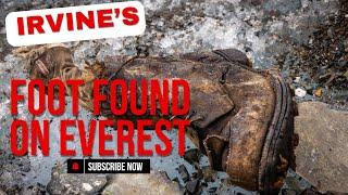 Sandy Irvine's Foot Found on Everest! Analysis with Dr. Robert Edwards