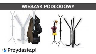 Wieszak stojący podłogowy stojak na ubrania 175cm | PrzydaSiePL