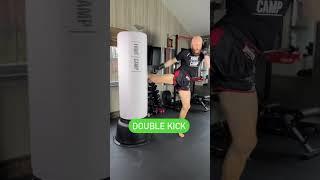 5 beginner heavy bag drills for Muay Thai fighters  #shorts