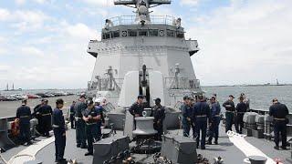 Sama Sama 2023 JMSDF Ship Reception and Replenishment-at-Sea Training