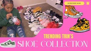 Trending Trin's Shoe Collection Is FIRE  | Which Shoe is your FAVORITE 🩶 @OfficialTsquadTV