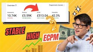 Double your ECPM with this secret method | How to Stable Ecpm on ADX upto $513