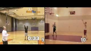 Jay Jameson beats Steve Nash in Free Throw Challenge