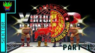 VIRTUAL PRO WRESTLING 2 Finishers PART 1  [AJPW and NJPW]