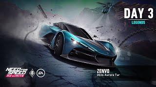 Need For Speed: No Limits | 2026 Zenvo Aurora Tur (Unchained - Day 3 | Legends)