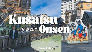 Kusatsu Onsen from Tokyo | two night stay in traditional ryokan | hot springs | japan vlog itinerary