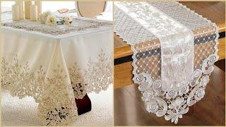 Marvellously Elegant & Versatile Lace Embroidery Cutwork Table Runners/ Covers Design Patterns Ideas