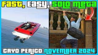 Fast, Easy, GTA 5 Online Cayo Perico Solo META! *NOV 2024*