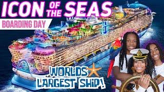 ICON Of The Seas ️ | Worlds LARGEST Cruise Ship | Boarding Day
