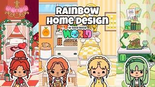 NEW RAINBOW HOME DESIGN Part 1 | Toca Boca World | NecoLawPie