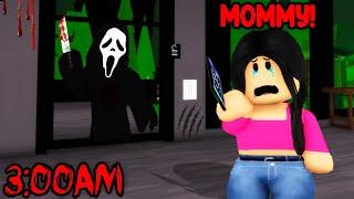 A STALKER Followed BABY MAYA at 3AM in ROBLOX BROOKHAVEN!