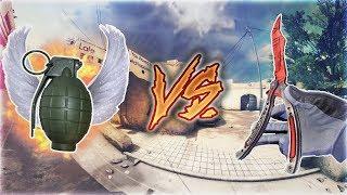 BIÇAK VS BOMBA ÇOK EĞLENCELİ OLDU !! (CS:GO)