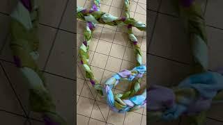 Making a Braided Rug using tutorial from the book Easy Beautiful Handmade Rag Rugs by Deana David