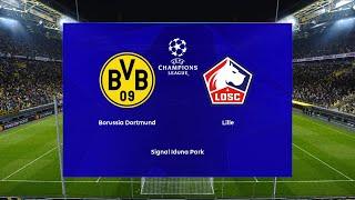 Borussia Dortmund vs Lille | Signal Iduna Park | 2024-25 UEFA Champions League | PES 2021