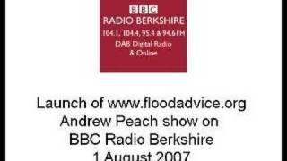 Flooding website launched - BBC Radio Berkshire Interview