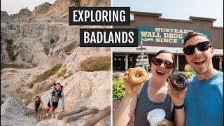 One Day at Badlands National Park: Notch Trail, Badlands Loop Road, & visiting Wall Drug! ️