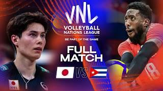 Japan vs. Cuba - Full Match | Men's VNL 2023