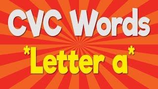 CVC Words | Letter a | Consonant Vowel Consonant | Phonics Song | Jack Hartmann