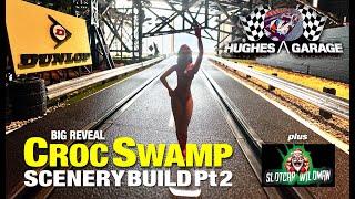 Project: Crocodile Swamp Build Pt2 - The Big Reveal! Ep55 #slotcars #model #cars #slotcarscenery