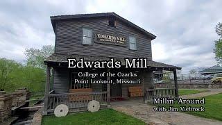 Let's explore Edwards Mill. How grist mills work. Grinding corn & making flour. Water powered mill.