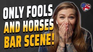 AMERICAN REACTS TO DEL BOY FALLING THROUGH THE BAR | ONLY FOOLS AND HORSES | AMANDA RAE