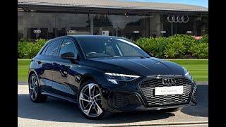 Approved Used Audi A3 Sportback Black Edition 35 TFSI 150 PS S Tronic | Blackburn Audi