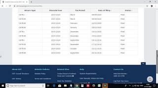 How to check GST filing status