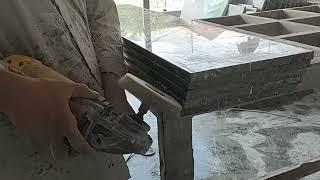 Amazing Granite buffing process