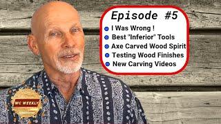 Wood Carving Weekly featuring videos from Ddalo, Kevin Coates, Alec Lacasse, and Matt Carves!