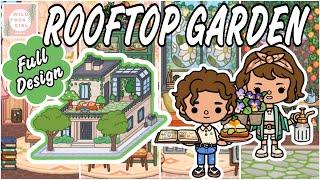 FULL DESIGN 🪴 ROOFTOP GARDEN  TOCA BOCA WORLD 