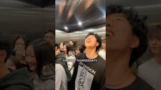 screaming taco tuesday in an elevator  #short #tacotuesday