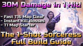 ULTIMATE 1-SHOT SORCERESS BEST BUILD GUIDE! Archmage Lightning Conduit Stormweaver - Path of Exile 2