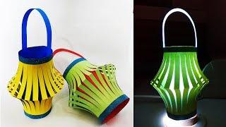 How to Make Paper Lantern for Diwali and Christmas Decoration | Diwali Decoration Ideas