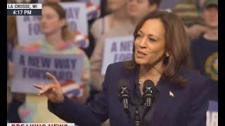 MUST-SEE: Kamala SHUTS DOWN pro-Trump heckler at rally