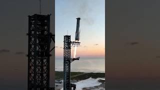 CATCH! SpaceX Starship Superheavy Booster Catch | Drone Cam